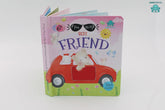 Booktopus Touch and Feel Board Book - You Are My Best Friend Sensory Book for Toddlers - Textured Baby Books for 4+